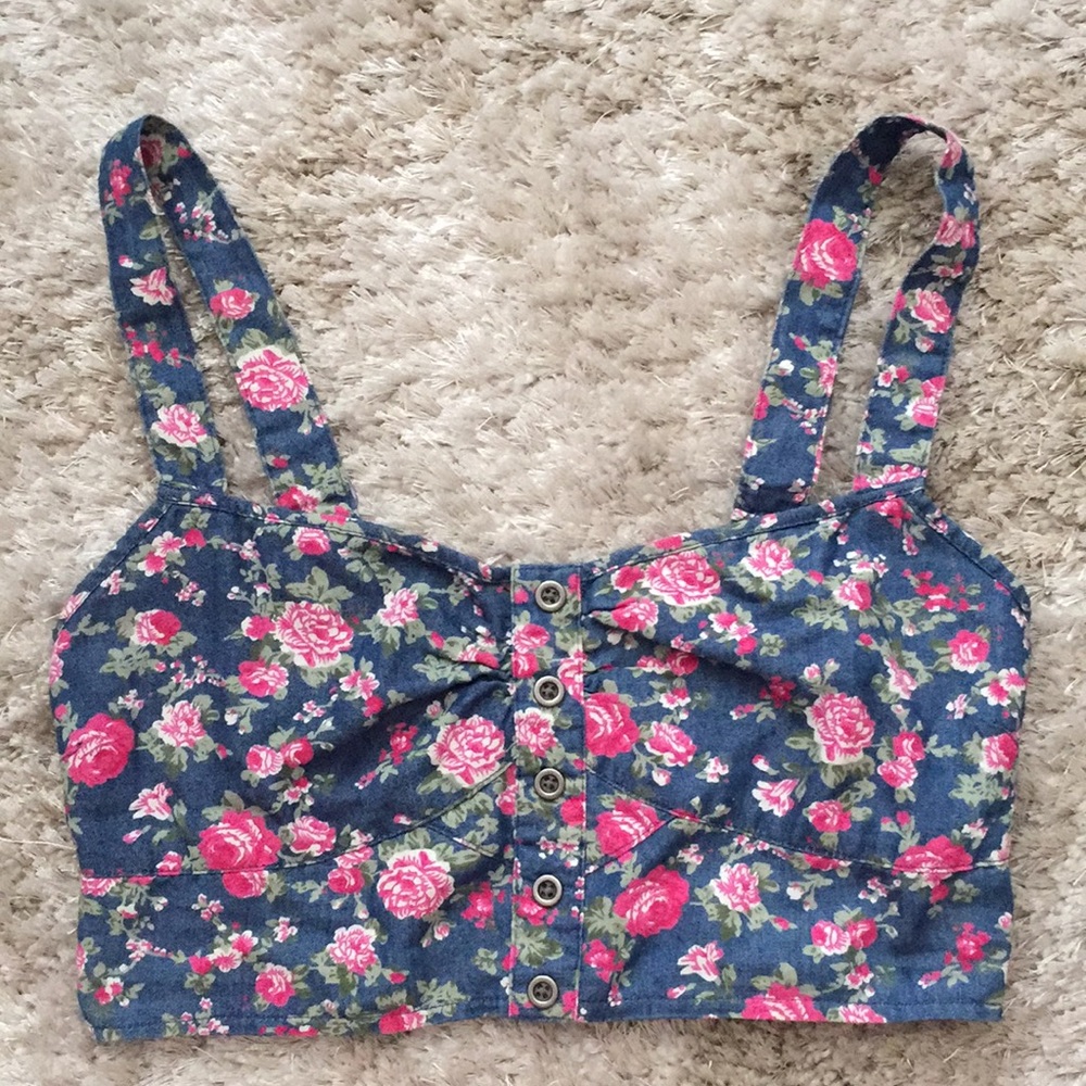 Kirra Floral crop tank